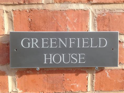 house signs on metal posts|rustic slate house signs uk.